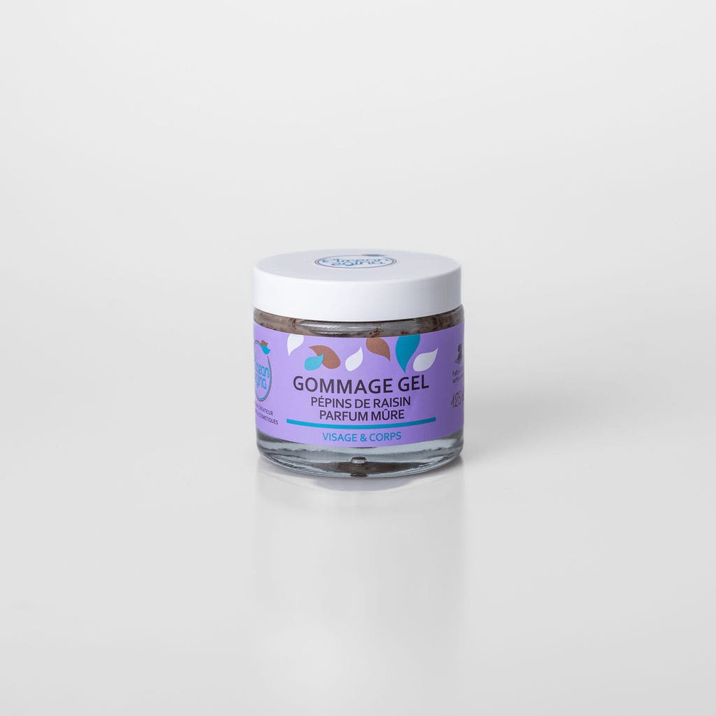 Gommage Visage &amp; corps – gel pépins de raisin parfum Mûre – 125 ml ETXEAN EGINA
