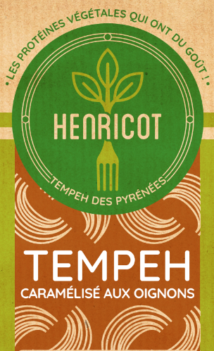 Tempeh oignons caramélises - BIO - 160g - HENRICOT