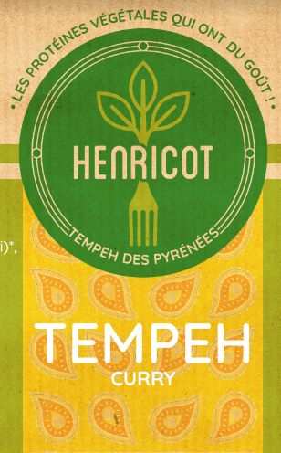 Tempeh curry BIO - 160g - HENRICOT