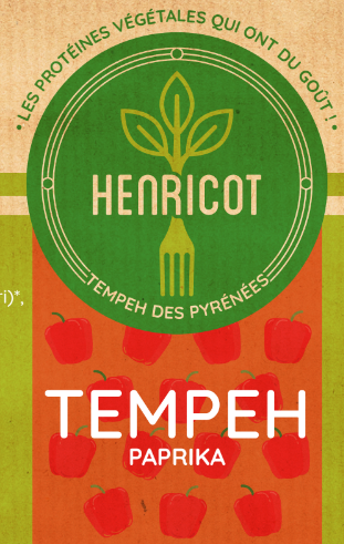 Tempeh paprika 160g- HENRICOT
