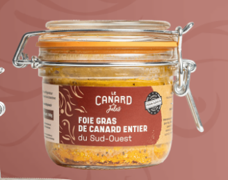 Foie gras nature - 180g -  CANARD DE JULES