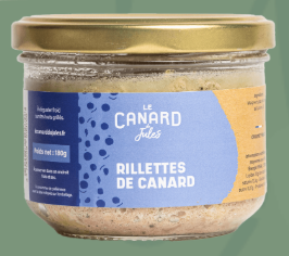 Rillettes de canard - 180g -  CANARD DE JULES