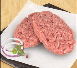 Steak hache veau 2x120g - 240g - AXURIA