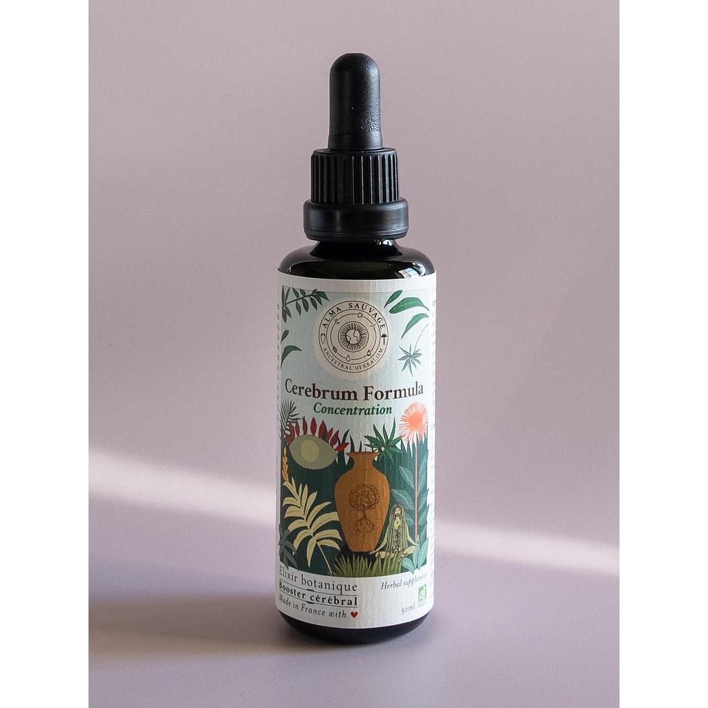 Elixir Cerebrum Formula (Concentration) - 50ml - ALMA SAUVAGE