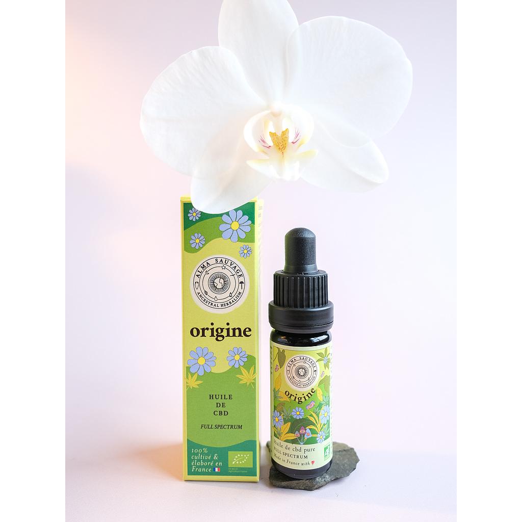 Huile CBD Origine - 10ml - ALMA SAUVAGE