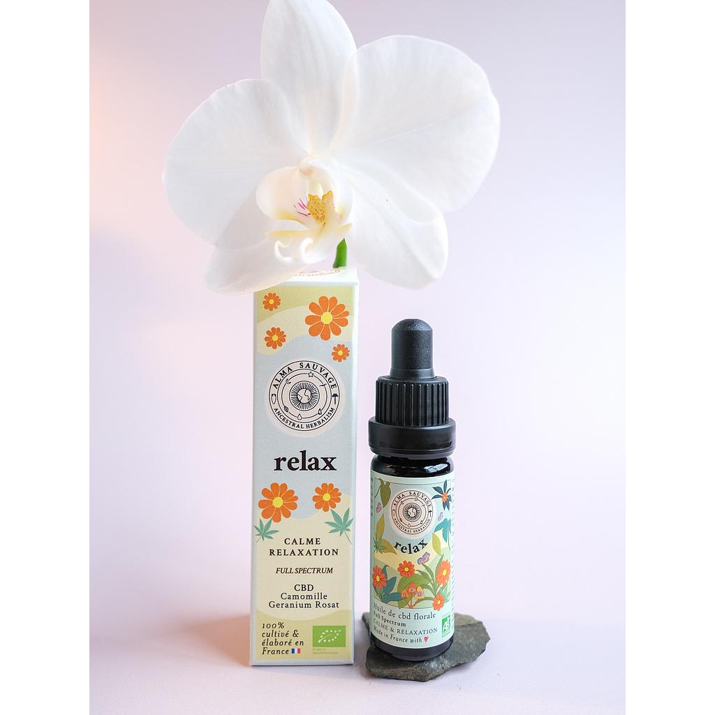 Huile Synergie Relax - 10ml - ALMA SAUVAGE